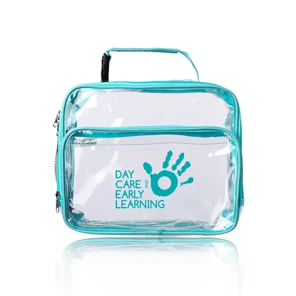 Transparent lunch bags made of ultra clear PVC with large front... from ASI 39552 BEL Promo