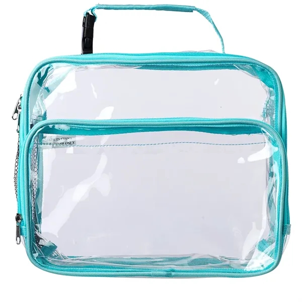 Transparent lunch bags made of ultra clear PVC with large front... from ASI 39552 BEL Promo