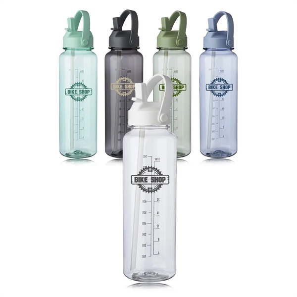 40.5 oz. capacity plastic water bottle with screw on plastic lid,... from ASI 39552 BEL Promo