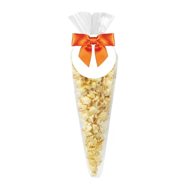 Baseball Cone Bags filled with Butter Popcorn... from ASI 71685 Midnite Snax®