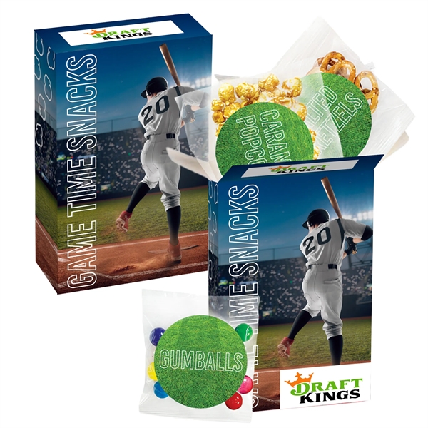 Baseball Concession Box with an assortment of concession favorites.... from ASI 71685 Midnite Snax®