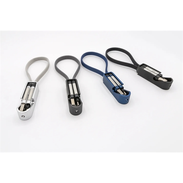 Durable Aluminum Alloy Bottle opener, Woven Fabric Flat Cable, 2 in... from ASI 63776 KTI Networks Inc