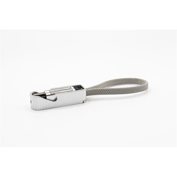 Durable Aluminum Alloy Bottle opener, Woven Fabric Flat Cable, 2 in... from ASI 63776 KTI Networks Inc