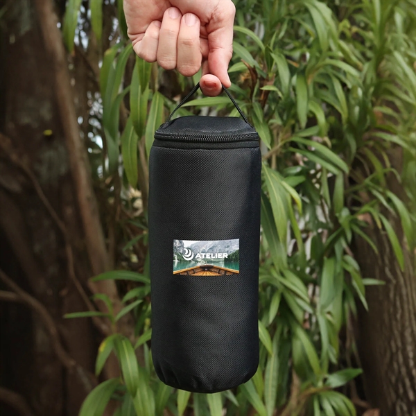 A collapsible steel mesh fire pit with lightweight metallic legs... from ASI 61966 HPG / OrigAudio HPG Gold