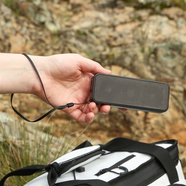 An 18-can capacity cooler constructed out of resistant tarpaulin materials... from ASI 61966 HPG / OrigAudio