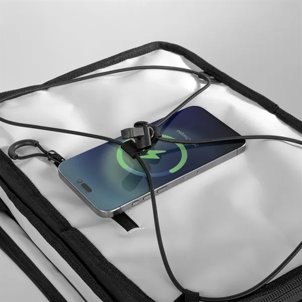 An 18-can capacity cooler constructed out of resistant tarpaulin materials... from ASI 61966 HPG / OrigAudio