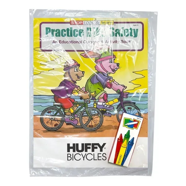 Bike safety themed fun pack with a 16 page coloring book,... from ASI 98360 WOWLine / WOWLine®