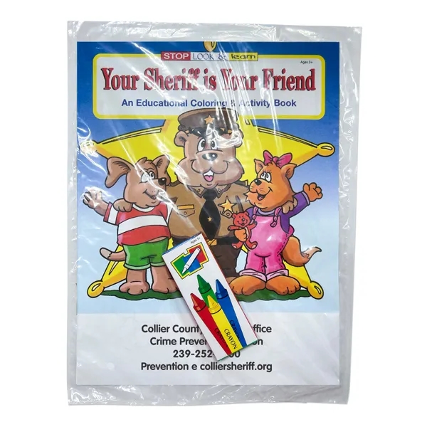 Friendly sheriff themed fun pack with a 16 page coloring book,... from ASI 98360 WOWLine / WOWLine®