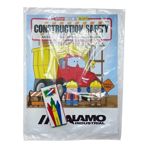 Construction safety fun pack with a 16 page coloring book, 4... from ASI 98360 WOWLine / WOWLine®
