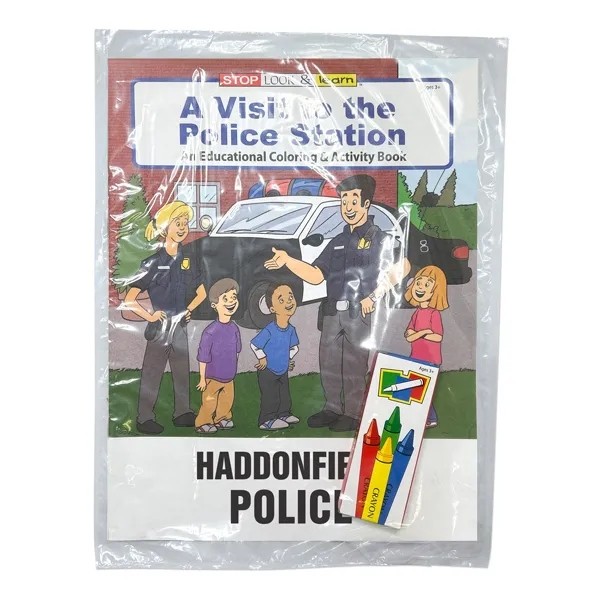 Police station themed fun pack with a coloring book, crayons and... from ASI 98360 WOWLine / WOWLine®