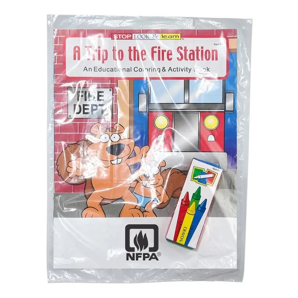 Fire station trip-themed fun pack with a 16 page coloring book,... from ASI 98360 WOWLine / WOWLine®