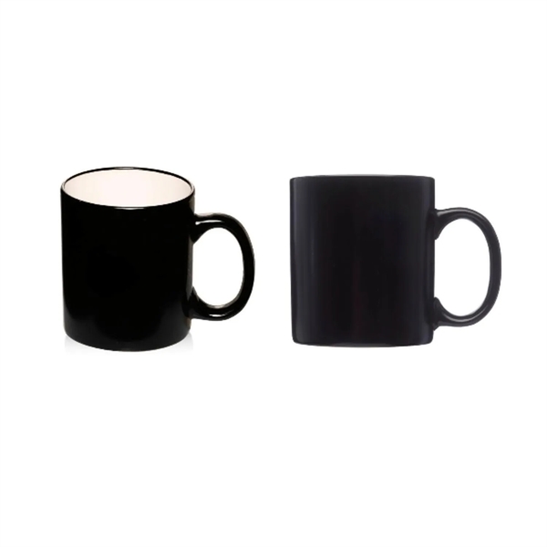 Two-tone matte coffee mug, 11 oz. plus 1 color silkscreen imprint... from ASI 37218 Athena Promo (tm)