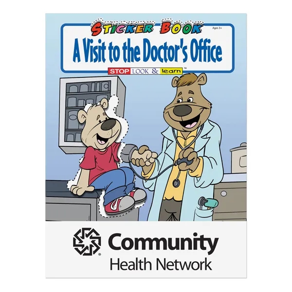 8" x 10 1/2" doctor's office sticker book with 8 pages.... from ASI 98360 WOWLine / WOWLine®