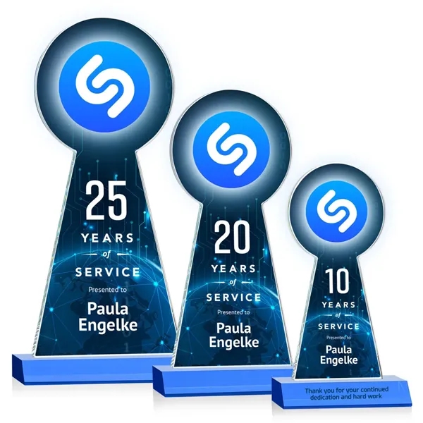 The Laidlaw Tower Award features beautiful Starfire Crystal in the shape... from ASI 84592 St Regis Group / St Regis