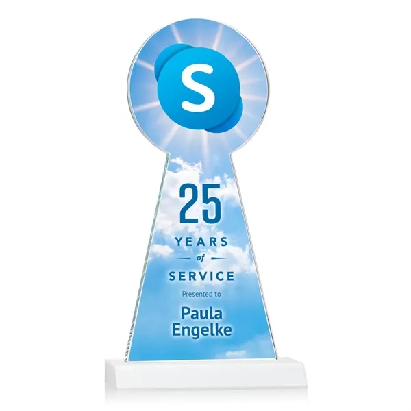 The Laidlaw Tower Award features beautiful Starfire Crystal in the shape... from ASI 84592 St Regis Group / St Regis