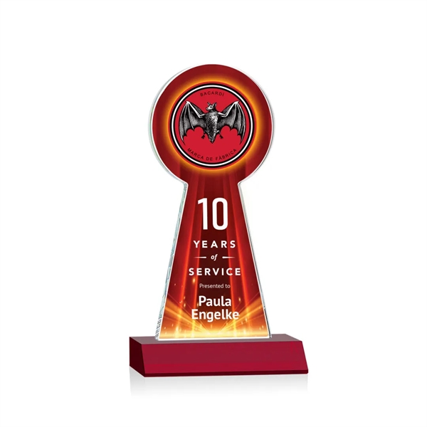 The Laidlaw Tower Award features beautiful Starfire Crystal in the shape... from ASI 84592 St Regis Group / St Regis