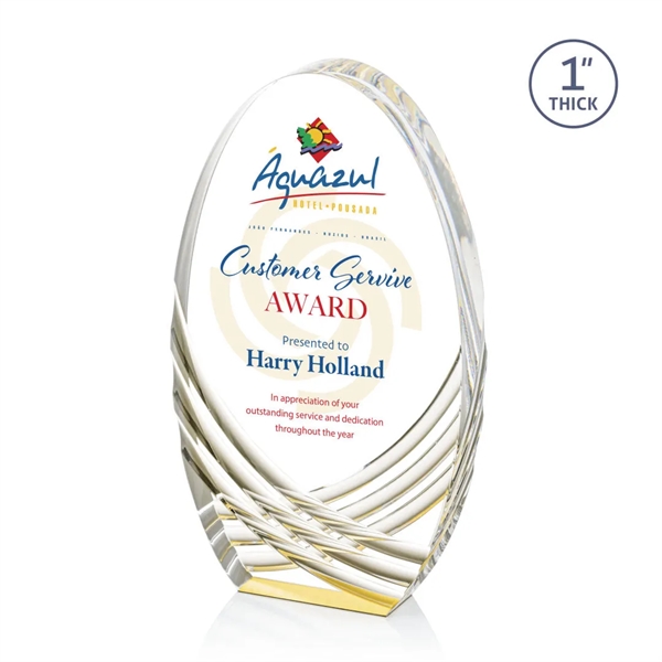 The Westbury Acrylic VividPrint™ Award is a magnificent freestanding monument of... from ASI 84592 St Regis Group / St Regis