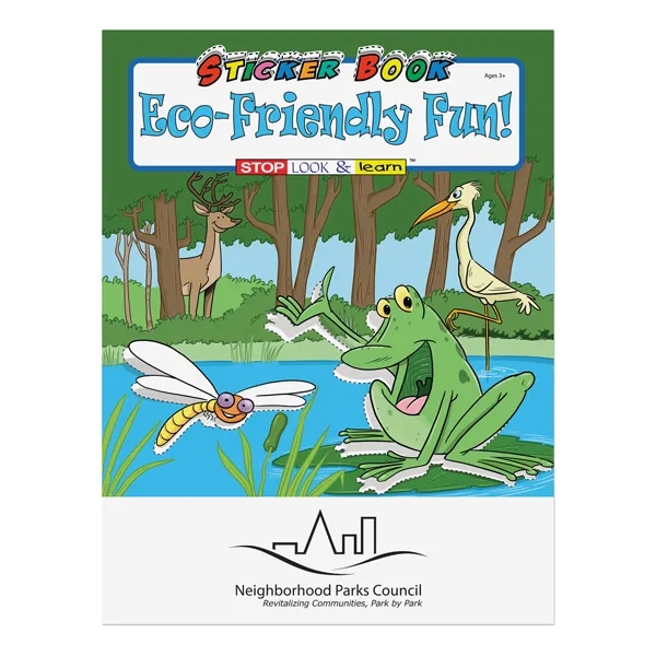 8" x 10 1/2" eco-friendly sticker book with 8 pages.... from ASI 98360 WOWLine / WOWLine®