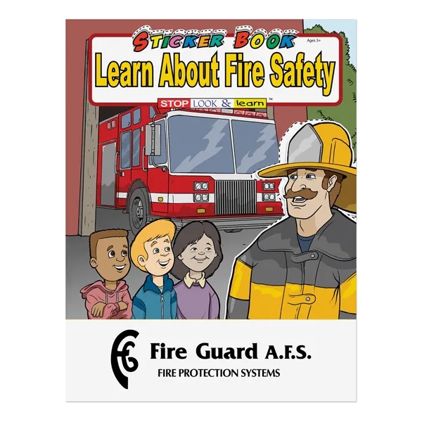8" x 10 1/2" fire safety sticker book with 8 pages.... from ASI 98360 WOWLine / WOWLine®