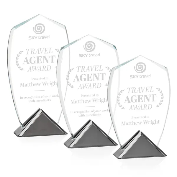 Crafted from Starfire Crystal, the Catania Award features a rounded shape... from ASI 84592 St Regis Group / St Regis