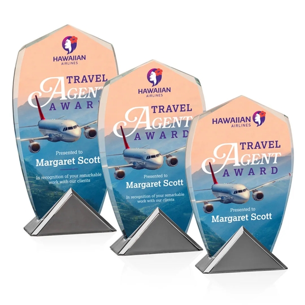 Crafted from Starfire Crystal, the Catania VividPrint™ Award features a rounded... from ASI 84592 St Regis Group / St Regis