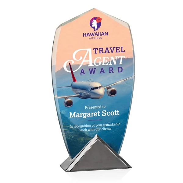 Crafted from Starfire Crystal, the Catania VividPrint™ Award features a rounded... from ASI 84592 St Regis Group / St Regis