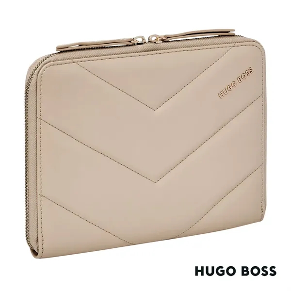 Hugo Boss® Triga A5 Conference Folder is sleek and fashionable, enhanced... from ASI 84592 St Regis Group