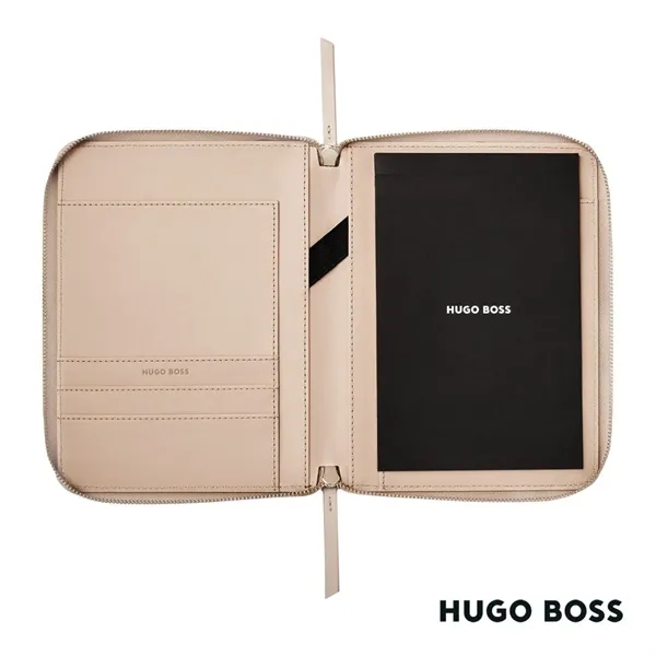 Hugo Boss® Triga A5 Conference Folder is sleek and fashionable, enhanced... from ASI 84592 St Regis Group