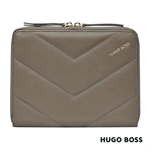Hugo Boss® Triga A5 Conference Folder is sleek and fashionable, enhanced... from ASI 84592 St Regis Group