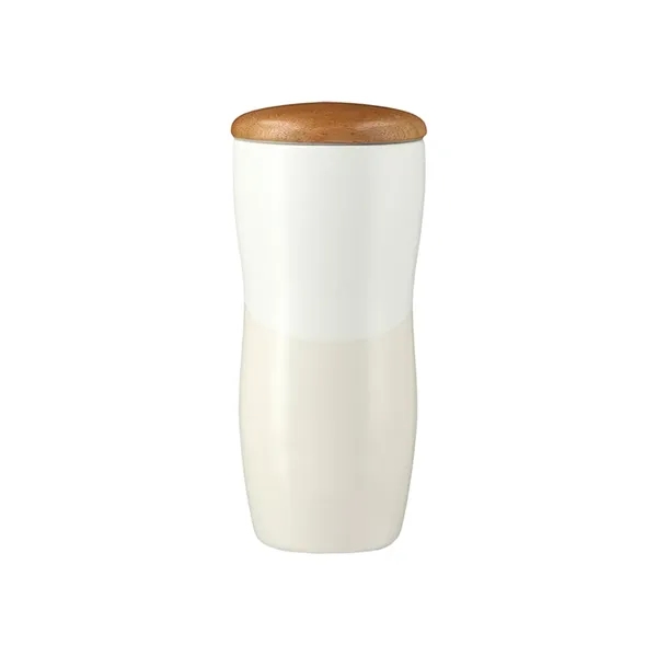 Wood Lid Ceramic Tumbler... from ASI 31517 Admart Products