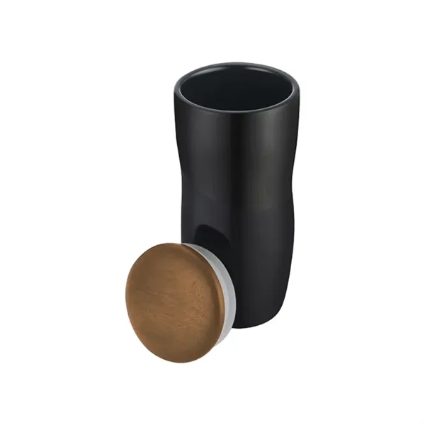 Wood Lid Ceramic Tumbler... from ASI 31517 Admart Products