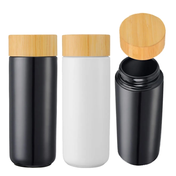 Bamboo Lid Ceramic Tumbler... from ASI 31517 Admart Products