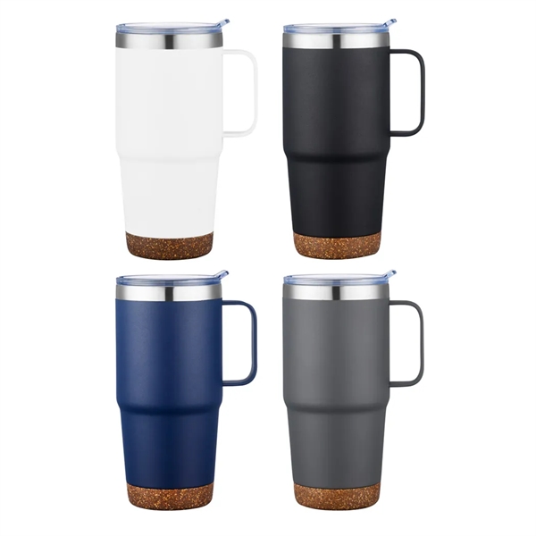 24 oz Cork Bottom Travel Mug... from ASI 31517 Admart Products