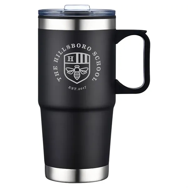 24 oz Silver Bottom Travel Mug... from ASI 31517 Admart Products