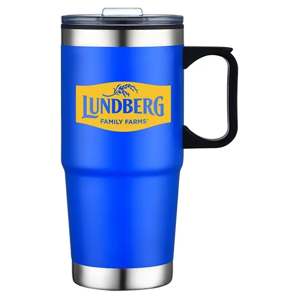 24 oz Silver Bottom Travel Mug... from ASI 31517 Admart Products