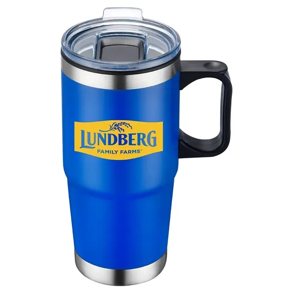 24 oz Silver Bottom Travel Mug... from ASI 31517 Admart Products