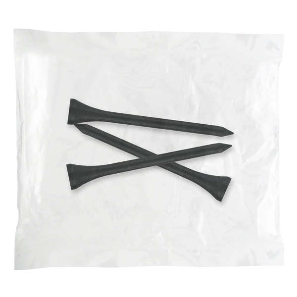 Golf tee poly packet with three wooden tees.... from ASI 93520 Ventura Inc