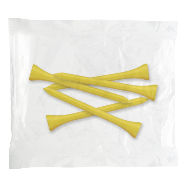 Golf tee poly packet with five tees.... from ASI 93520 Ventura Inc
