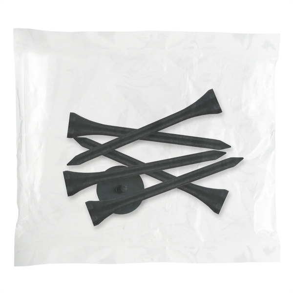 Golf tee poly packet with five tees and one marker.... from ASI 93520 Ventura Inc