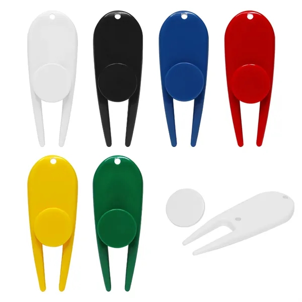 Golf tee poly packet with five tees, one marker and one... from ASI 93520 Ventura Inc