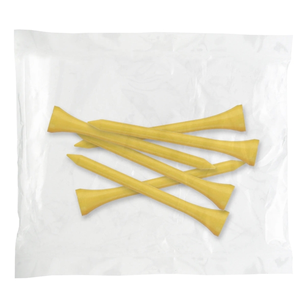 Golf tee poly packet with six tees.... from ASI 93520 Ventura Inc