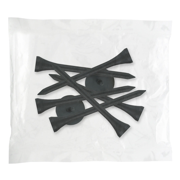 Golf tee poly packet with six tees and two markers.... from ASI 93520 Ventura Inc