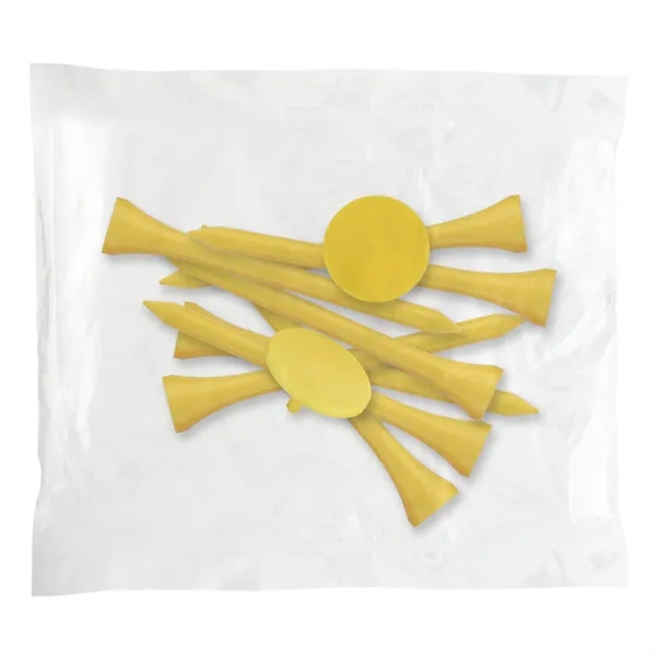 Golf tee poly packet with eight tees and two markers.... from ASI 93520 Ventura Inc