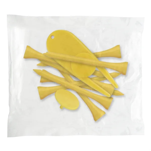 Golf tee poly packet with eight tees and two markers and... from ASI 93520 Ventura Inc