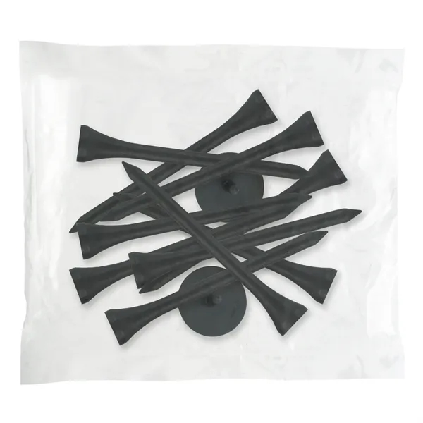 Golf tee poly packet with ten tees and two markers.... from ASI 93520 Ventura Inc