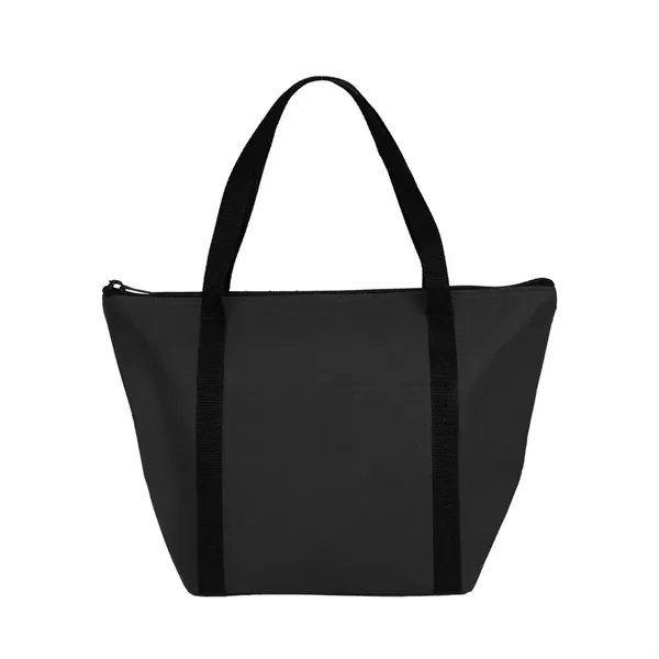 Non woven fabric zippered insulated lunch tote with a front pocket.... from ASI 40544 Binaco