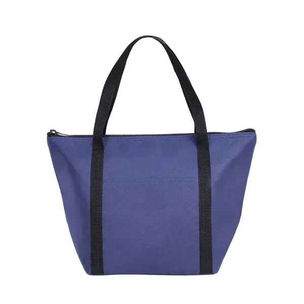 Non woven fabric zippered insulated lunch tote with a front pocket.... from ASI 40544 Binaco