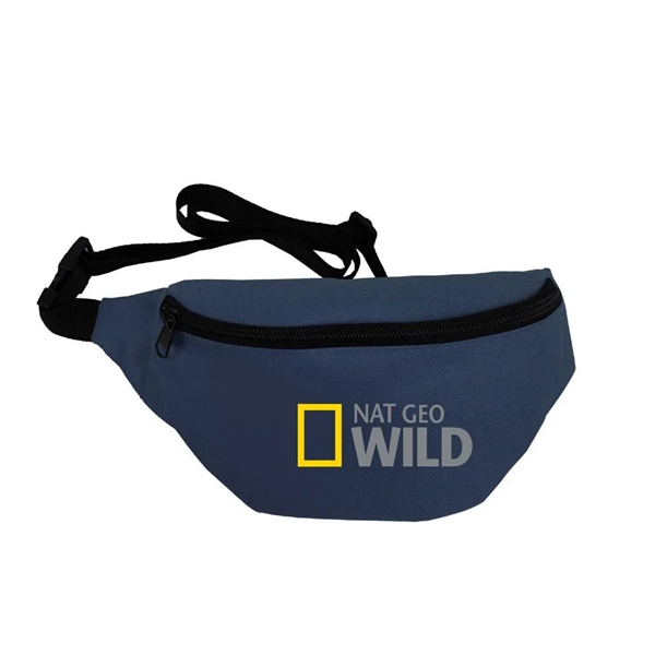 Fanny pack featuring a zippered compartment and adjustable buckled strap for... from ASI 40544 Binaco