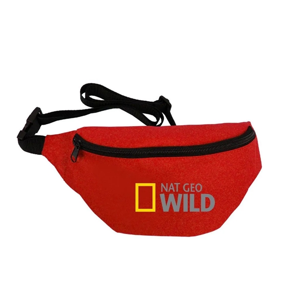 Fanny pack featuring a zippered compartment and adjustable buckled strap for... from ASI 40544 Binaco