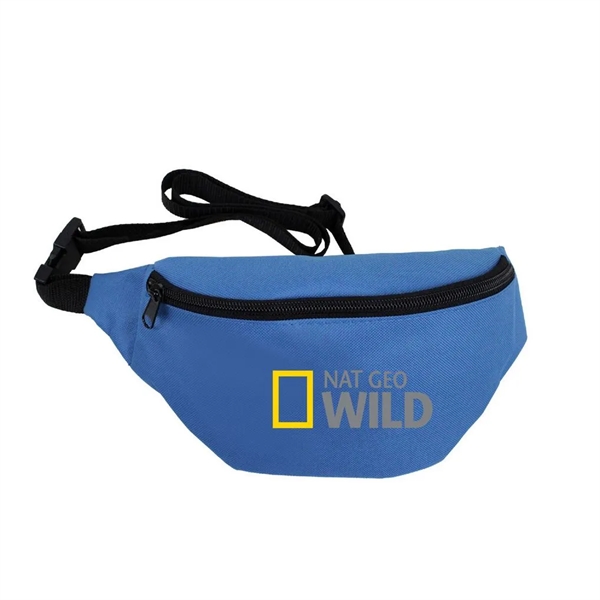 Fanny pack featuring a zippered compartment and adjustable buckled strap for... from ASI 40544 Binaco